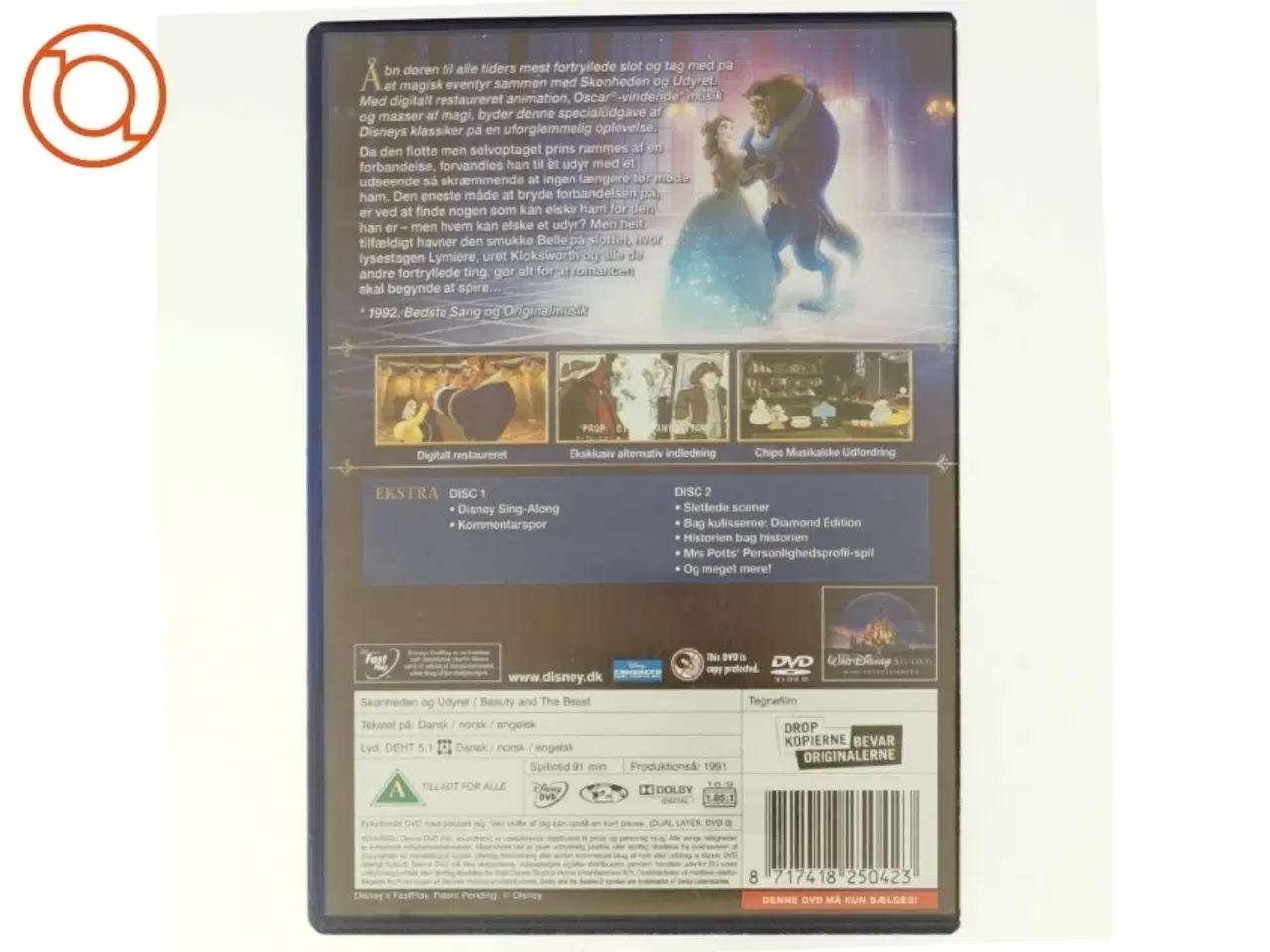 Billede 3 - Skønheden og Uhyret fra Walt Disney
