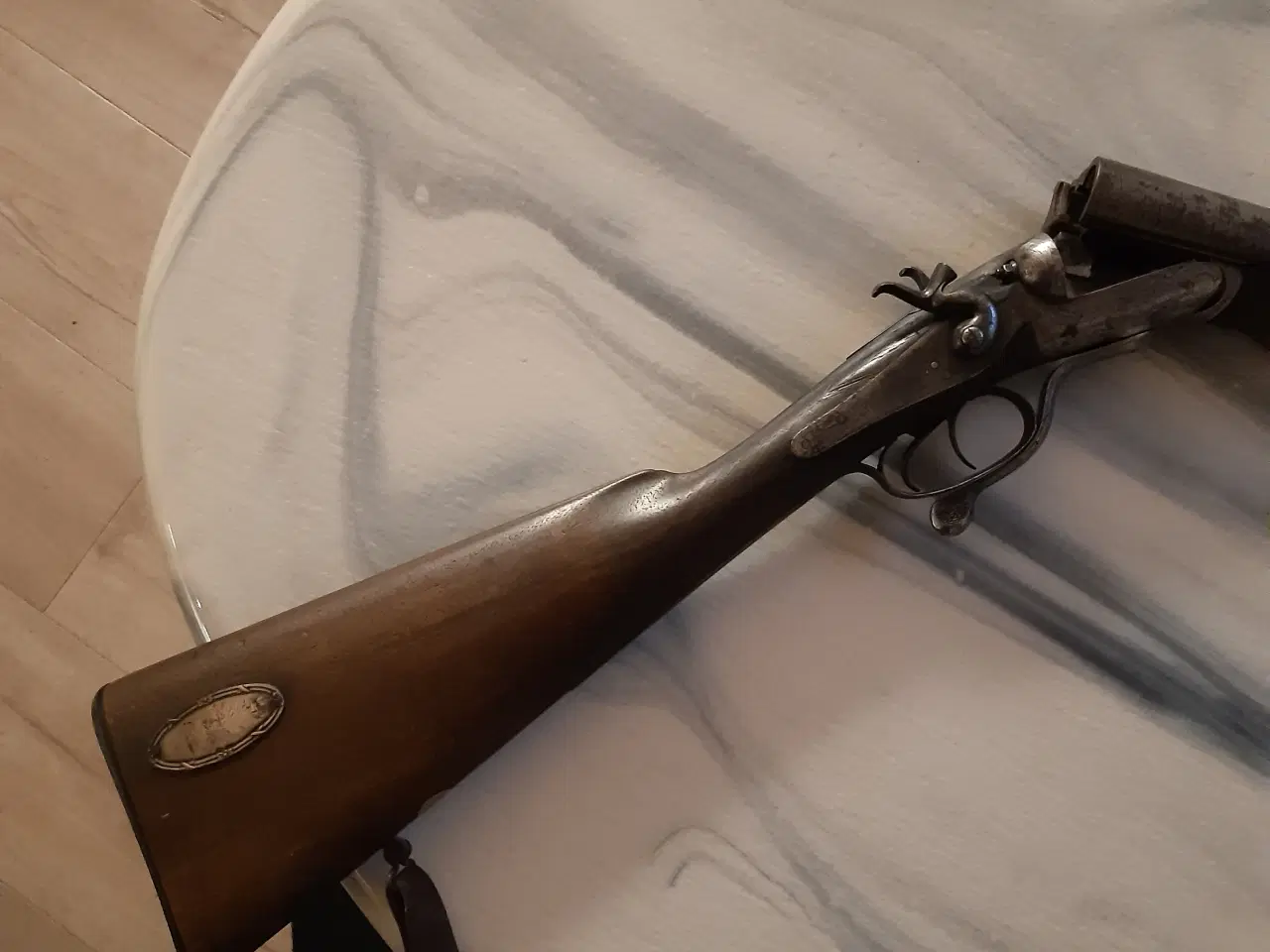 Billede 1 - Sortkrudts gevær kaliber 12 med underlukke