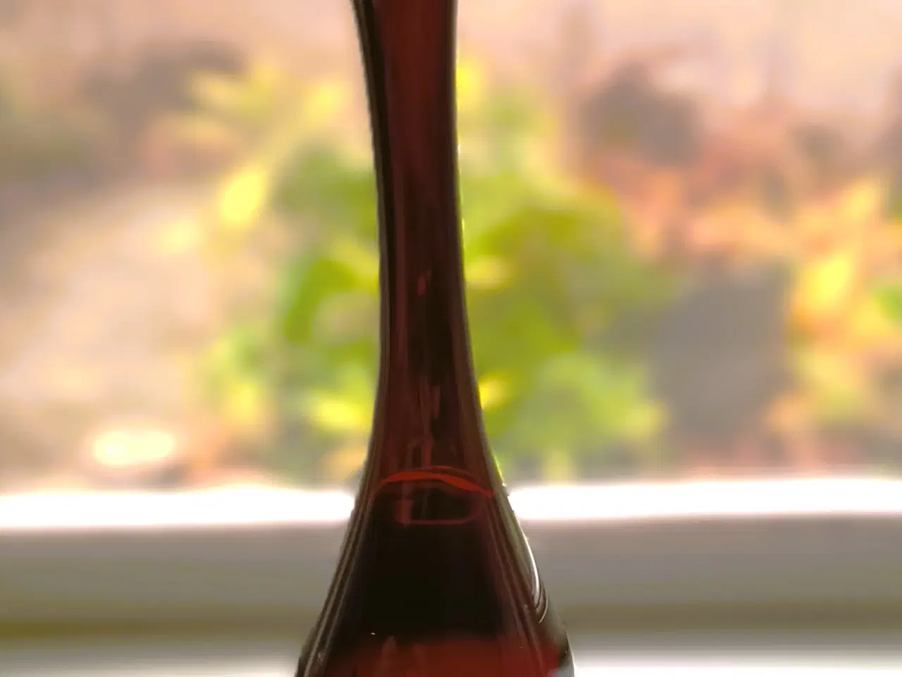 Billede 3 - Borne Augustsson C37 300 - rubinrød trompet vase