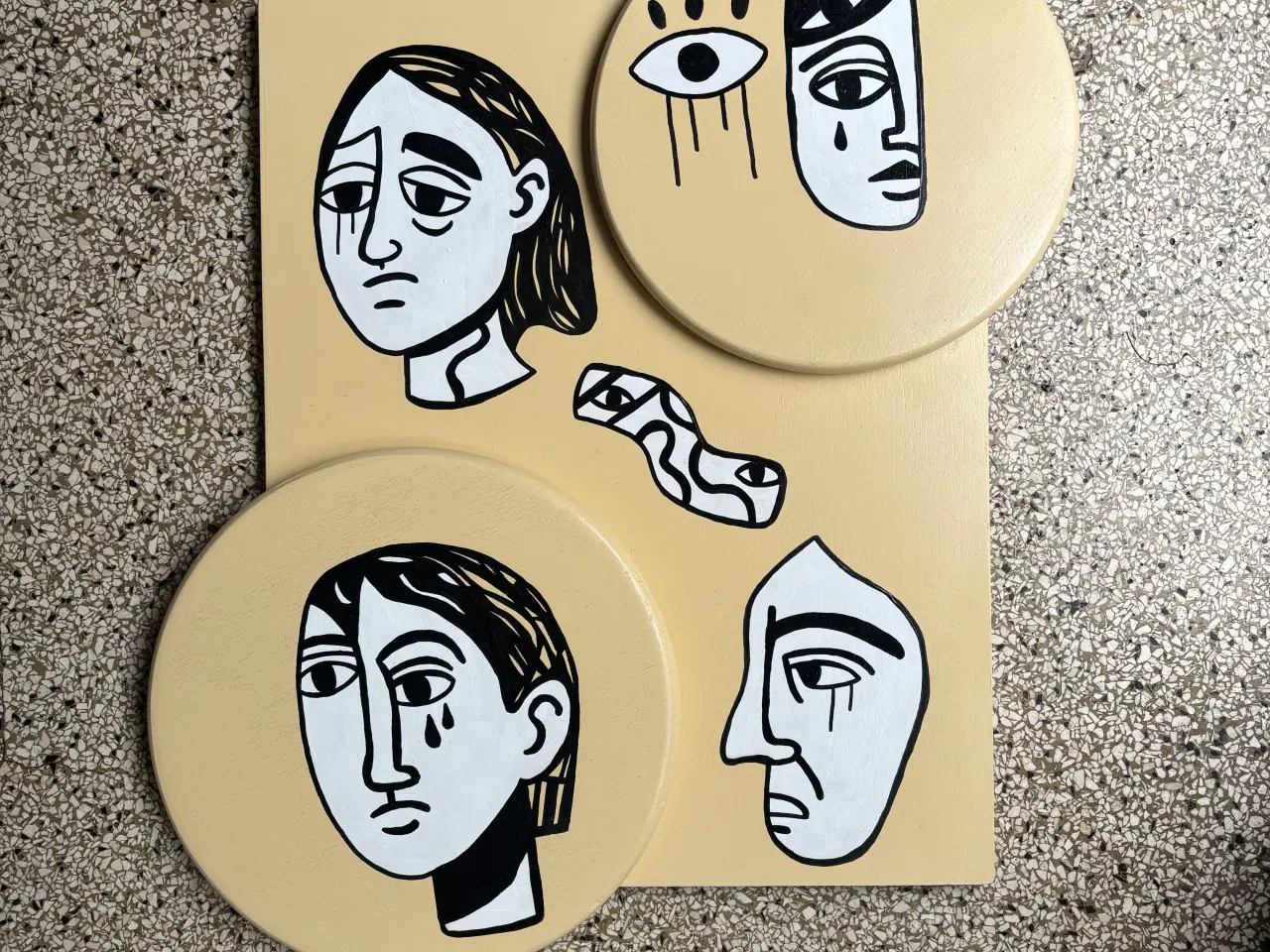 Billede 3 - “One Big happy family” ArtByAbra 