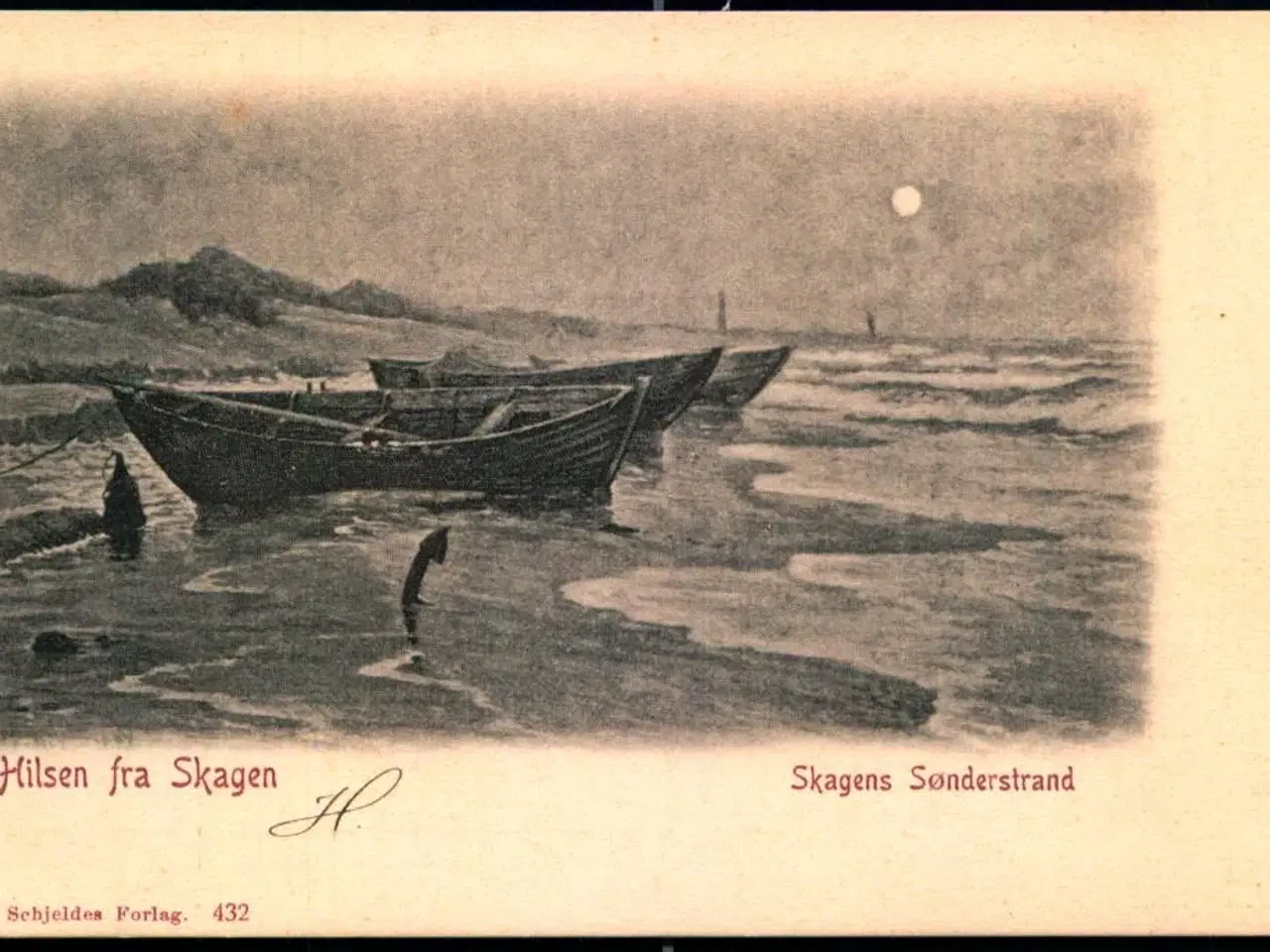 Billede 1 - Hilsen fra Skagen - Laurits Schjeldes Forlag 432 - Ubrugt