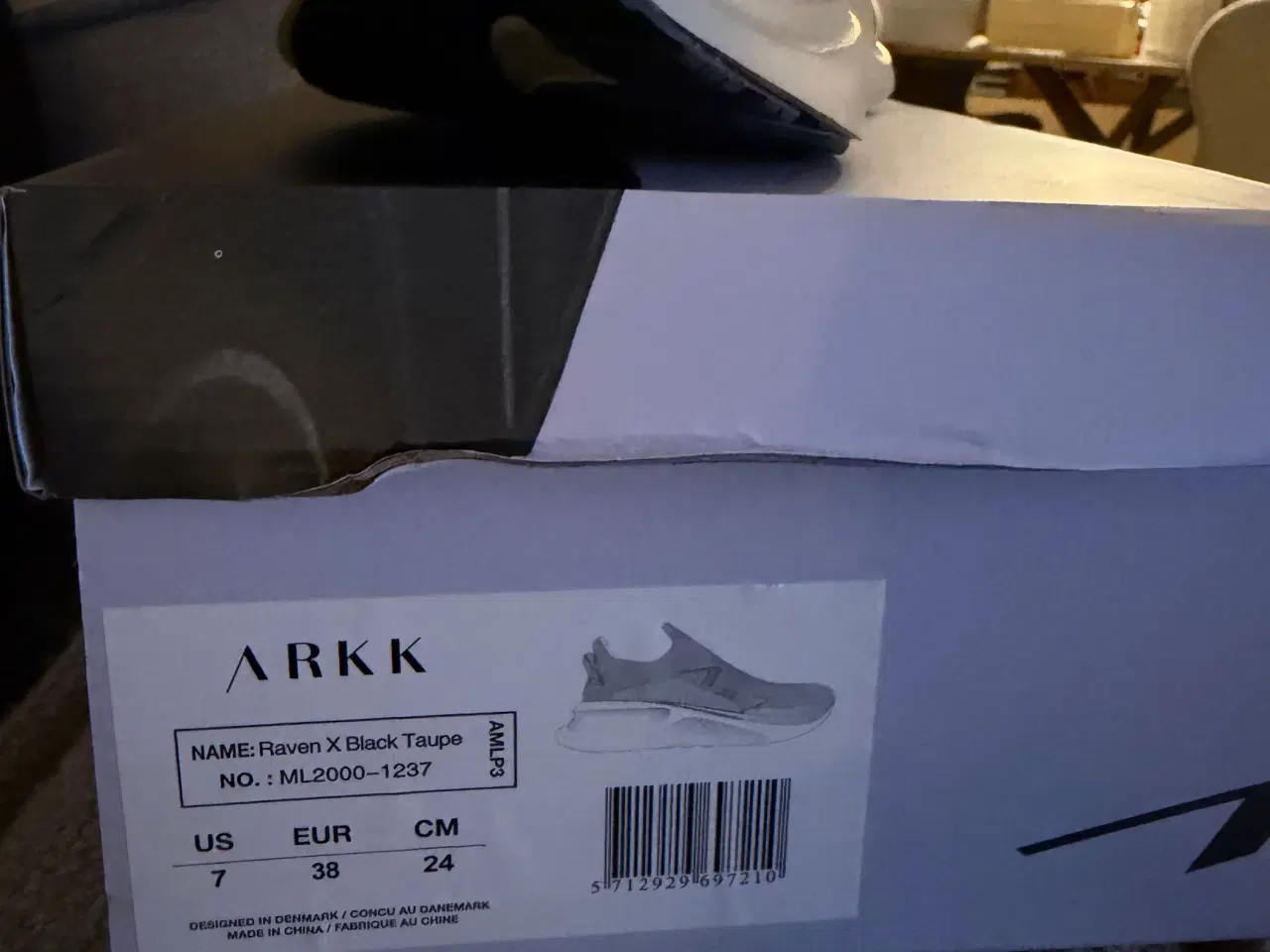 Billede 2 - Ark sneakers unisex raven x 3 par