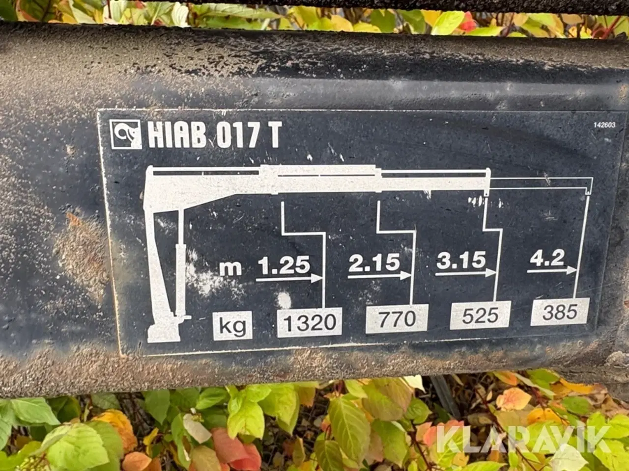 Billede 9 - Hydraulisk kran HIAB 017T