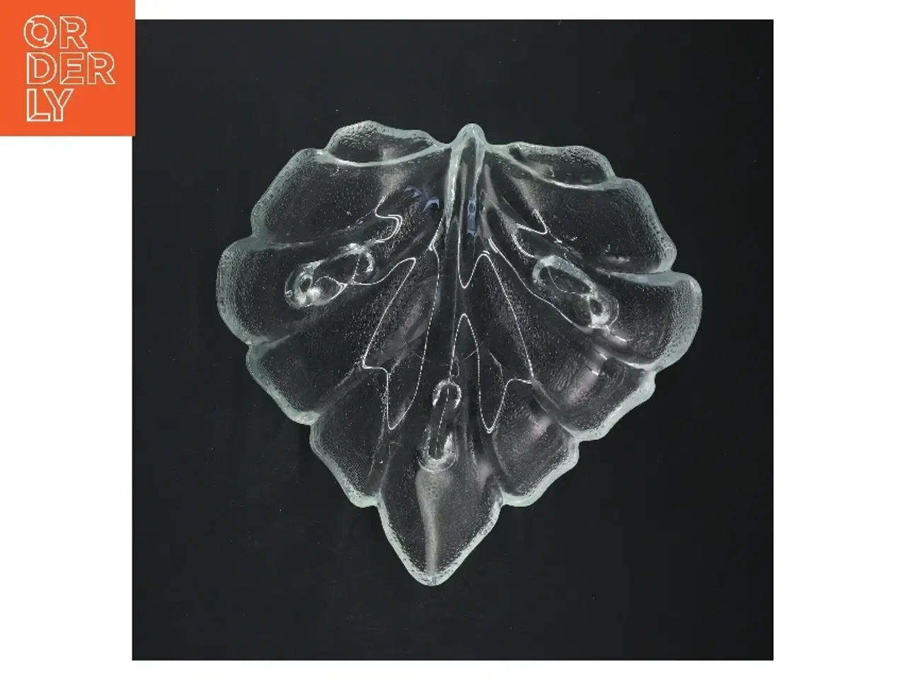 Billede 1 - Glas fad fra holmegaard (str. Ø 20,5 cm)