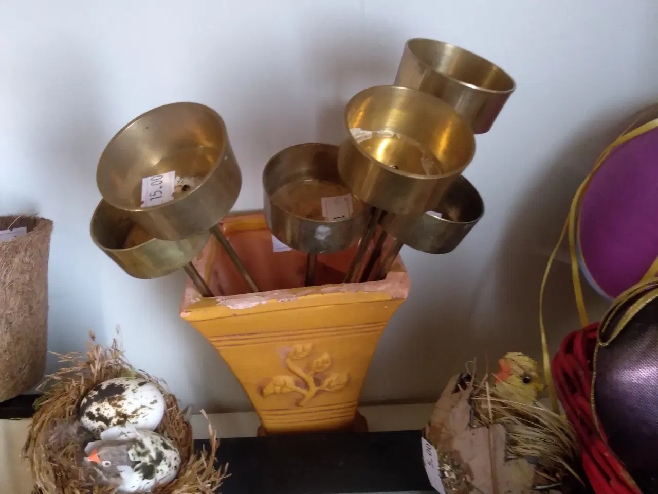 Billede 10 - Julepynt, krus, lysestager, nissehuer m.m.