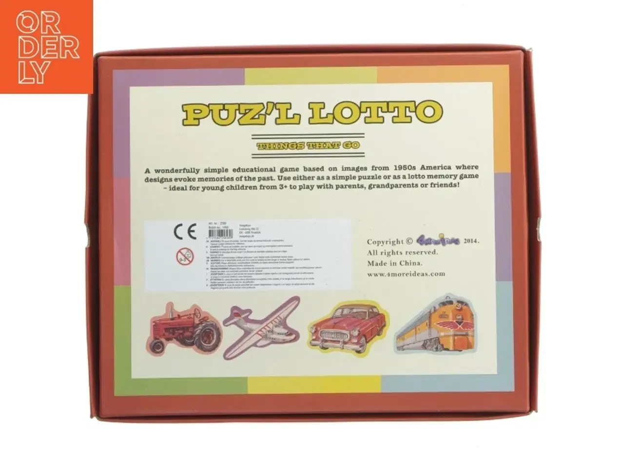 Billede 2 - Puz'l Lotto Things That Go fra 4moredias (str. 28x23,5 cm)