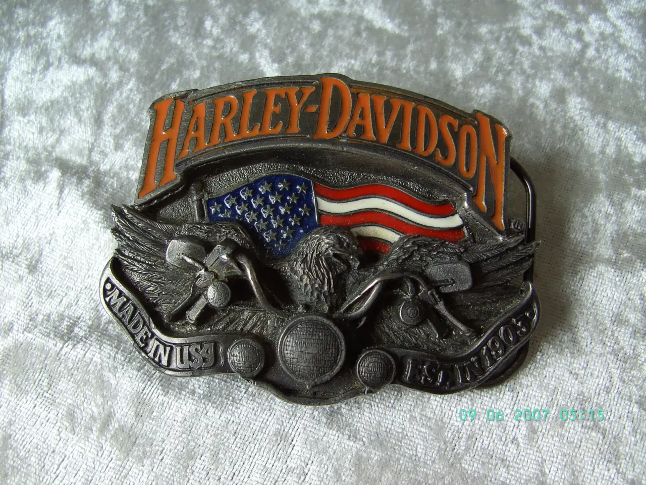 Billede 13 - Original  HARLEY DAVIDSON  bæltespænder - fra USA