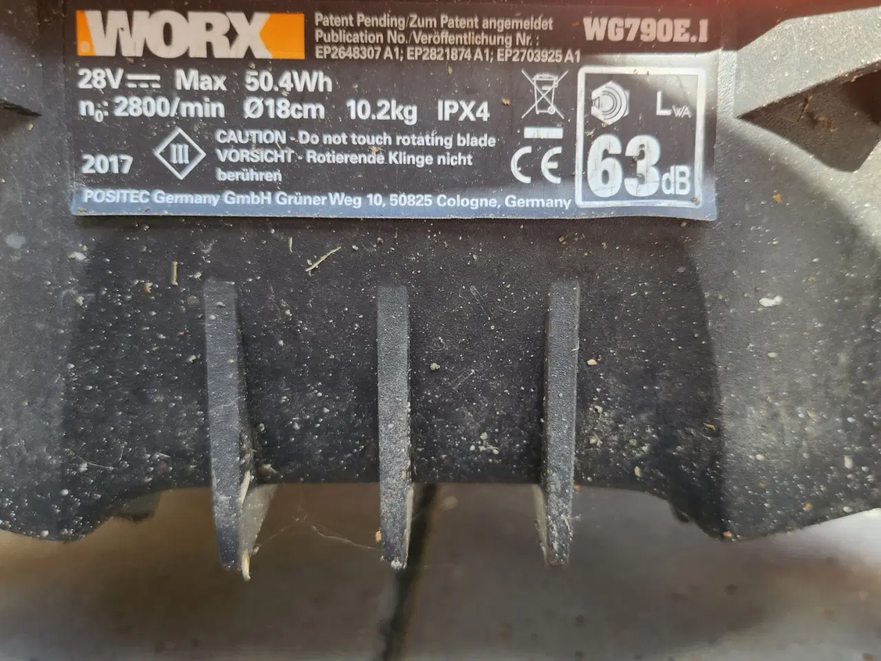 Billede 2 - Worx WG790E.1 robotplæneklipper inkl. ladestation