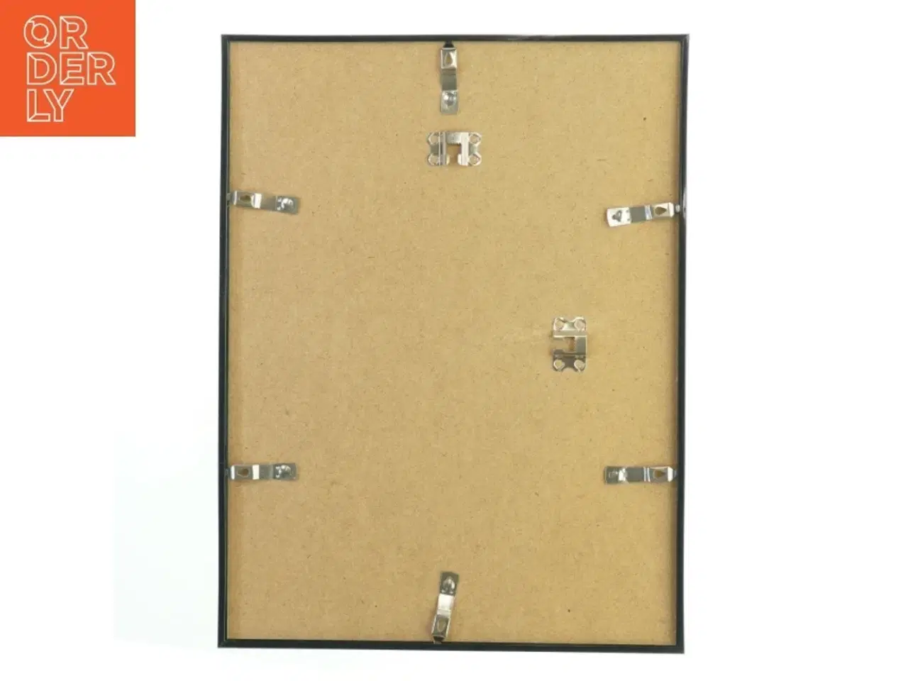 Billede 2 - Sort og hvidt billede i ramme (str. 41 x 31 cm)