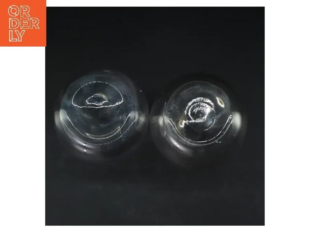 Billede 2 - Glaskarafler med guld kant (str. 24,5 cm)