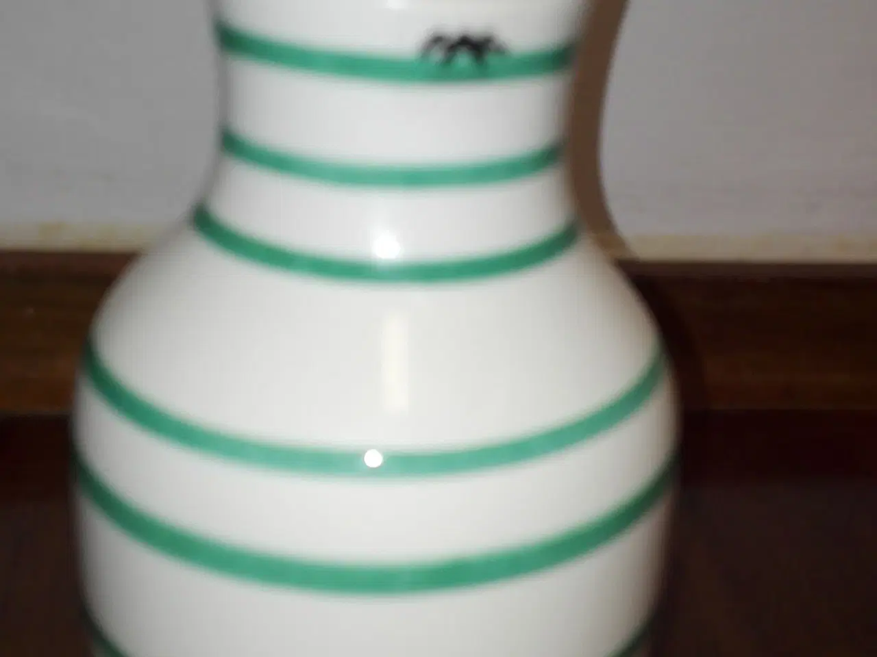 Billede 2 - Kähler vase 12,5 cm smalle striber