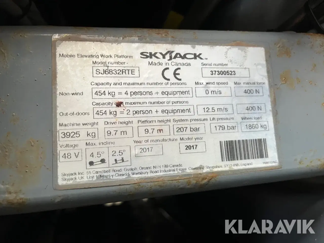 Billede 5 - Sakselift Sky Jack SJ6832 RTE