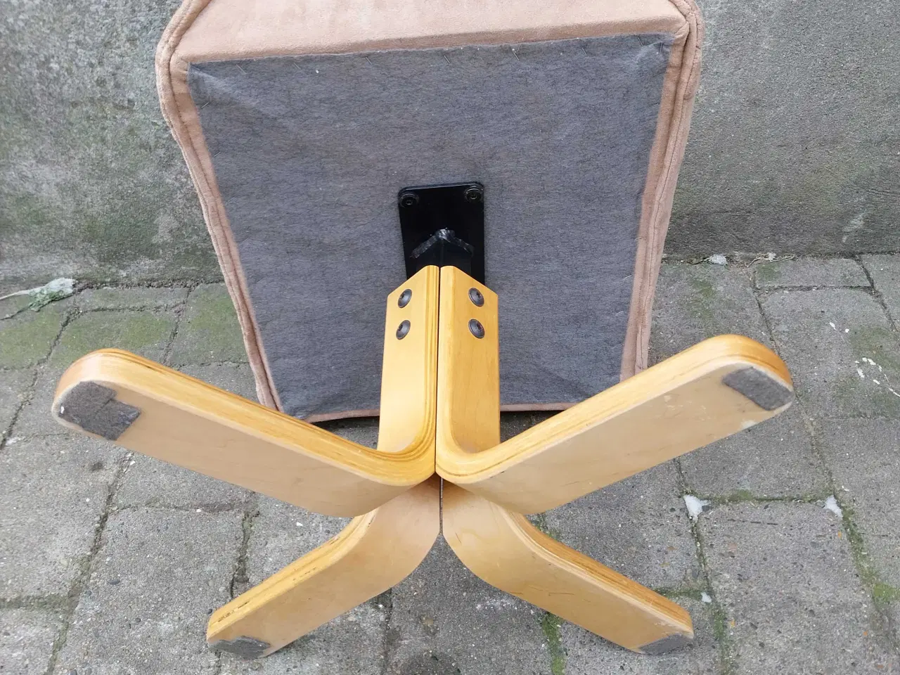 Billede 5 - Fodskammel.  Skammel. Puf. 