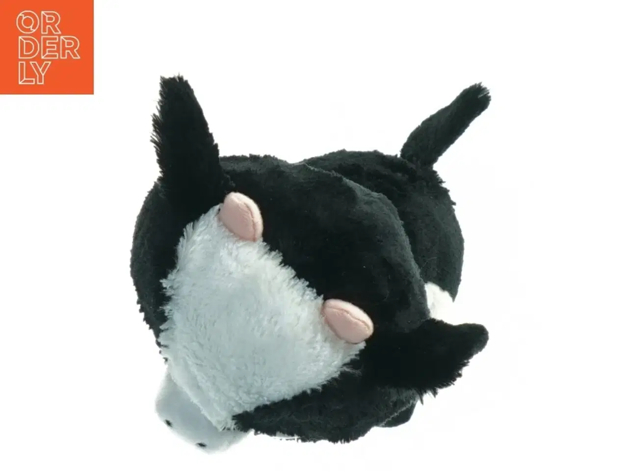 Billede 3 - Sort og hvid tøjdyr ko (str. 15 x 9 cm)