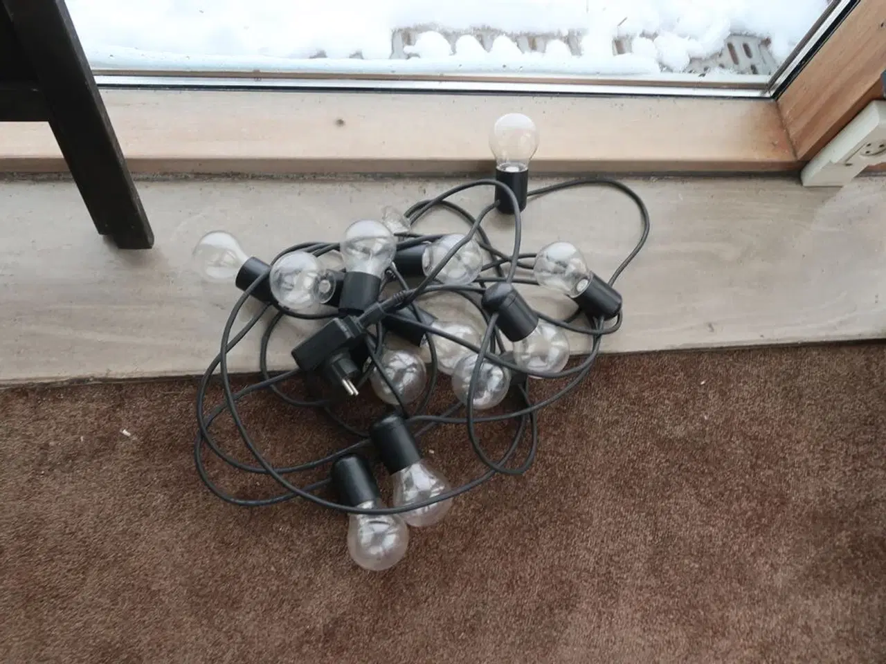 Billede 2 - A-skilt med lyskæde