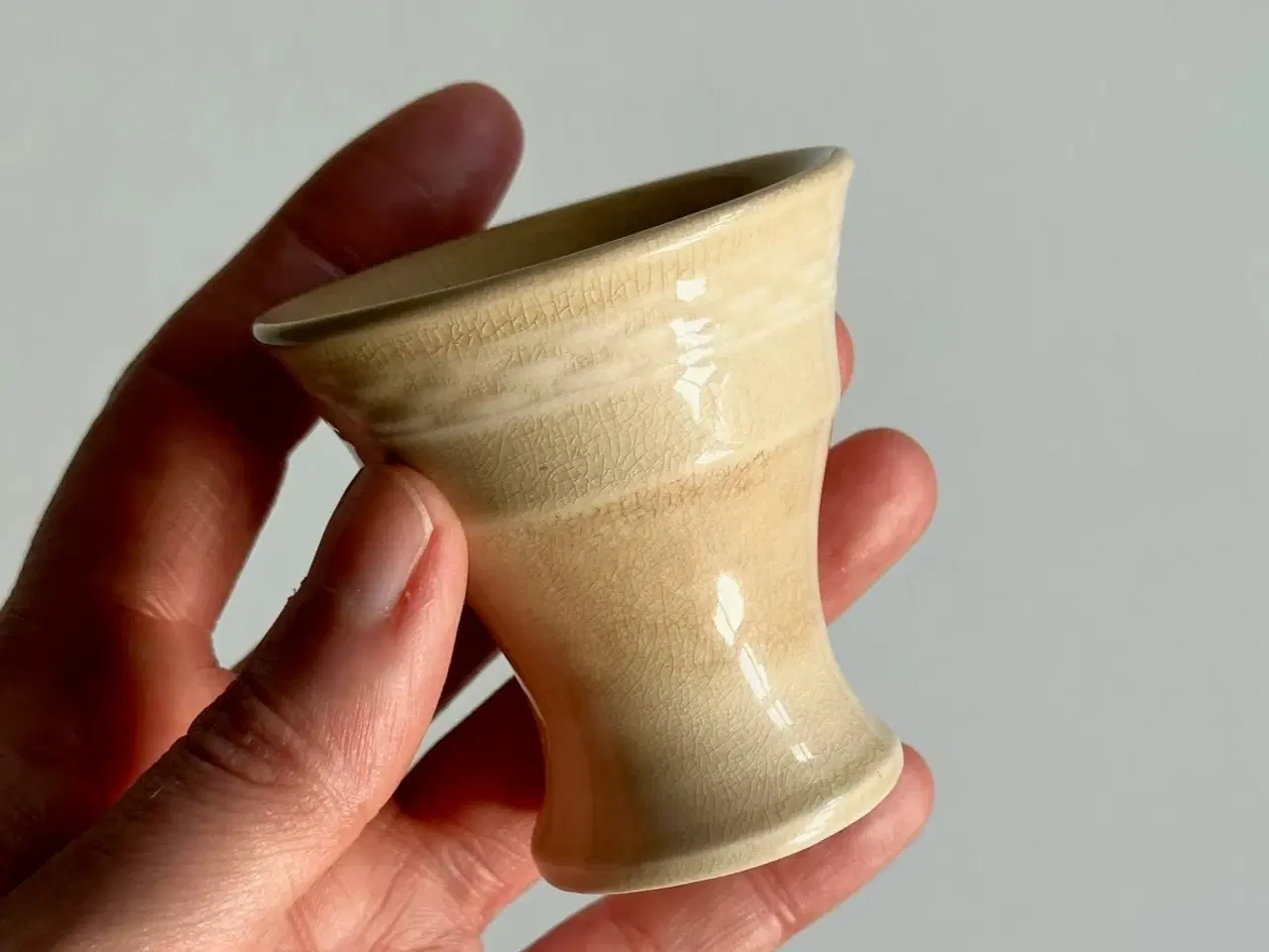 Billede 4 - Aluminia æggebæger, beige