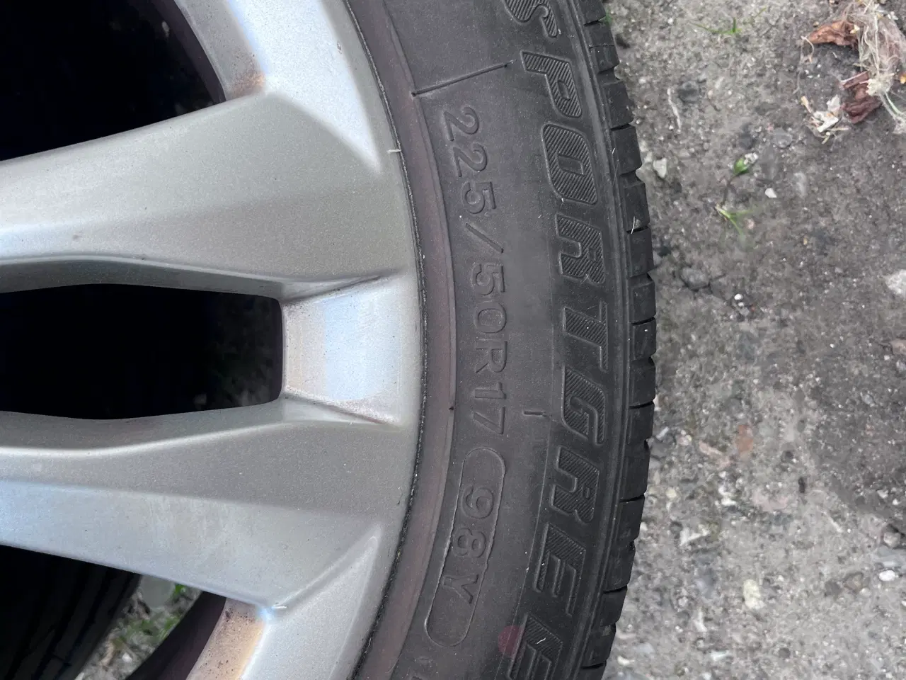 Billede 7 - Mercedes fælge med dæk 