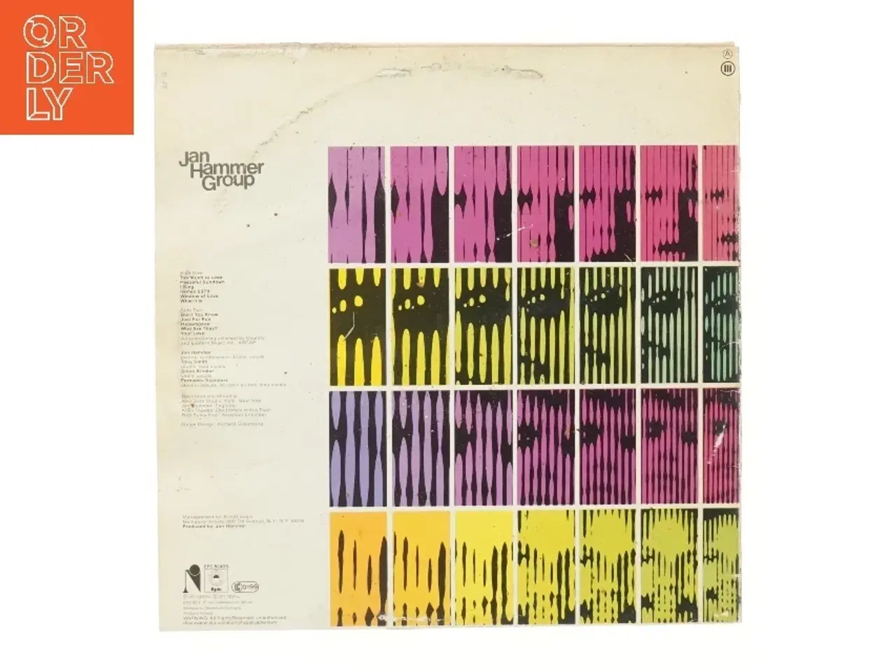 Billede 2 - Jan Hammer Group - Melodies albumcover fra Epic