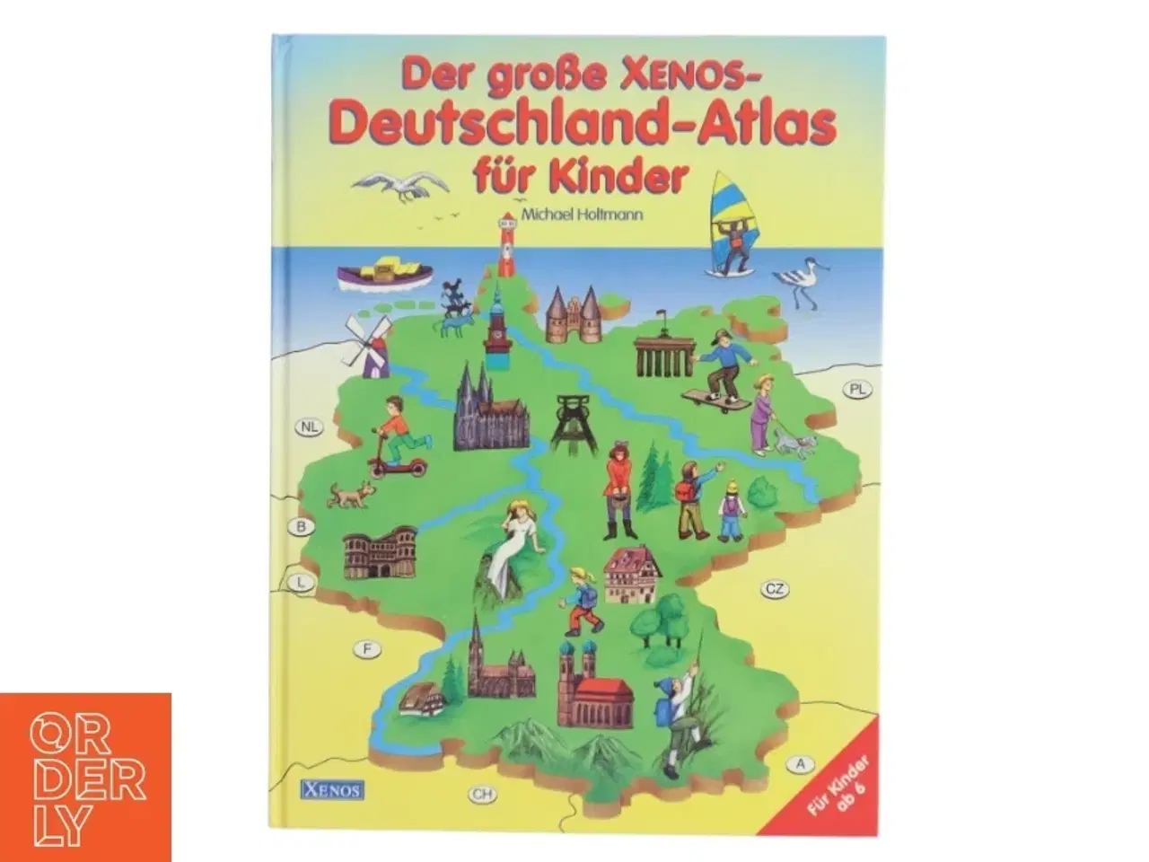 Billede 1 - Der gro&#223;e Xenos-Deutschland-Atlas für Kinder af Michael Holtmann (Bog) fra Xenos