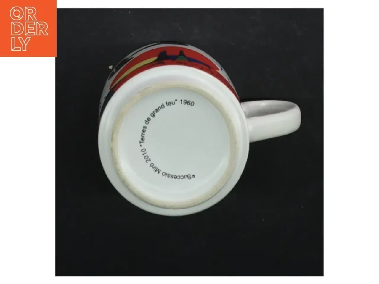 Billede 4 - Keramikkrus med abstrakt motiv fra Mir&#243; (str. Ø 9 cm. længde, 11 cm)