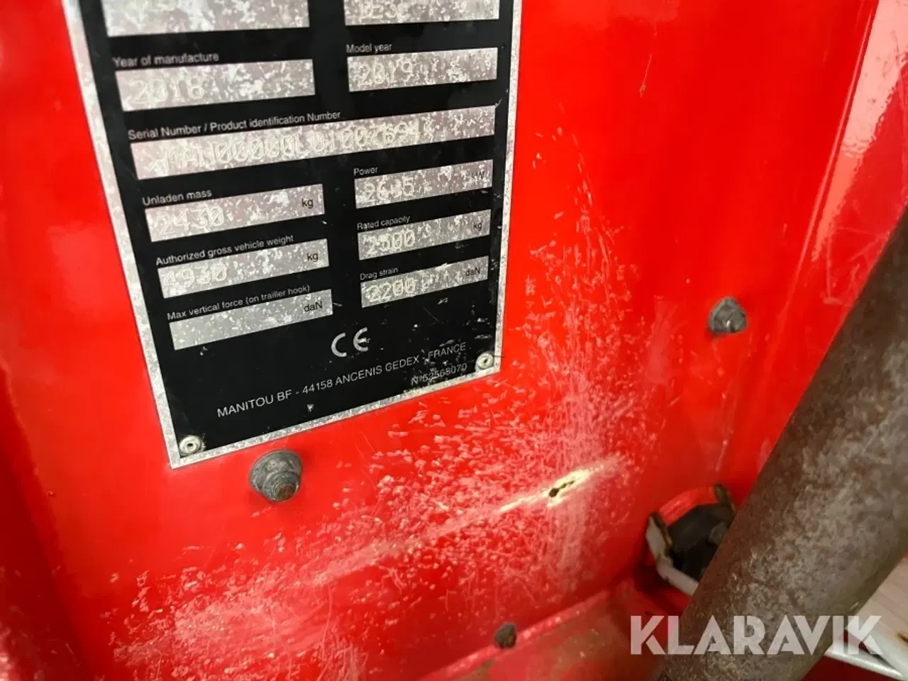 Billede 12 - Medbringer truck Manitou TMM 25