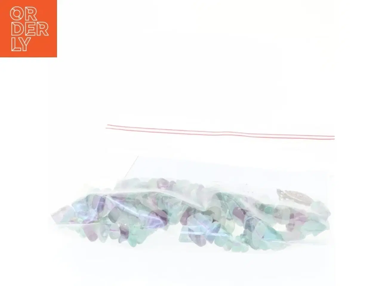 Billede 4 - Fluorit split halskæde (str. 82 cm)