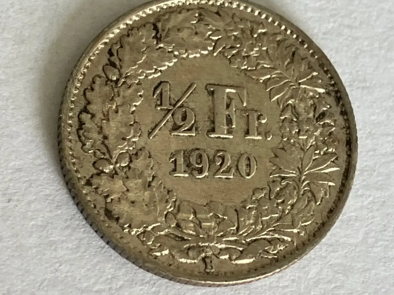 Billede 1 - 1/2 Franc Switzerland 1920