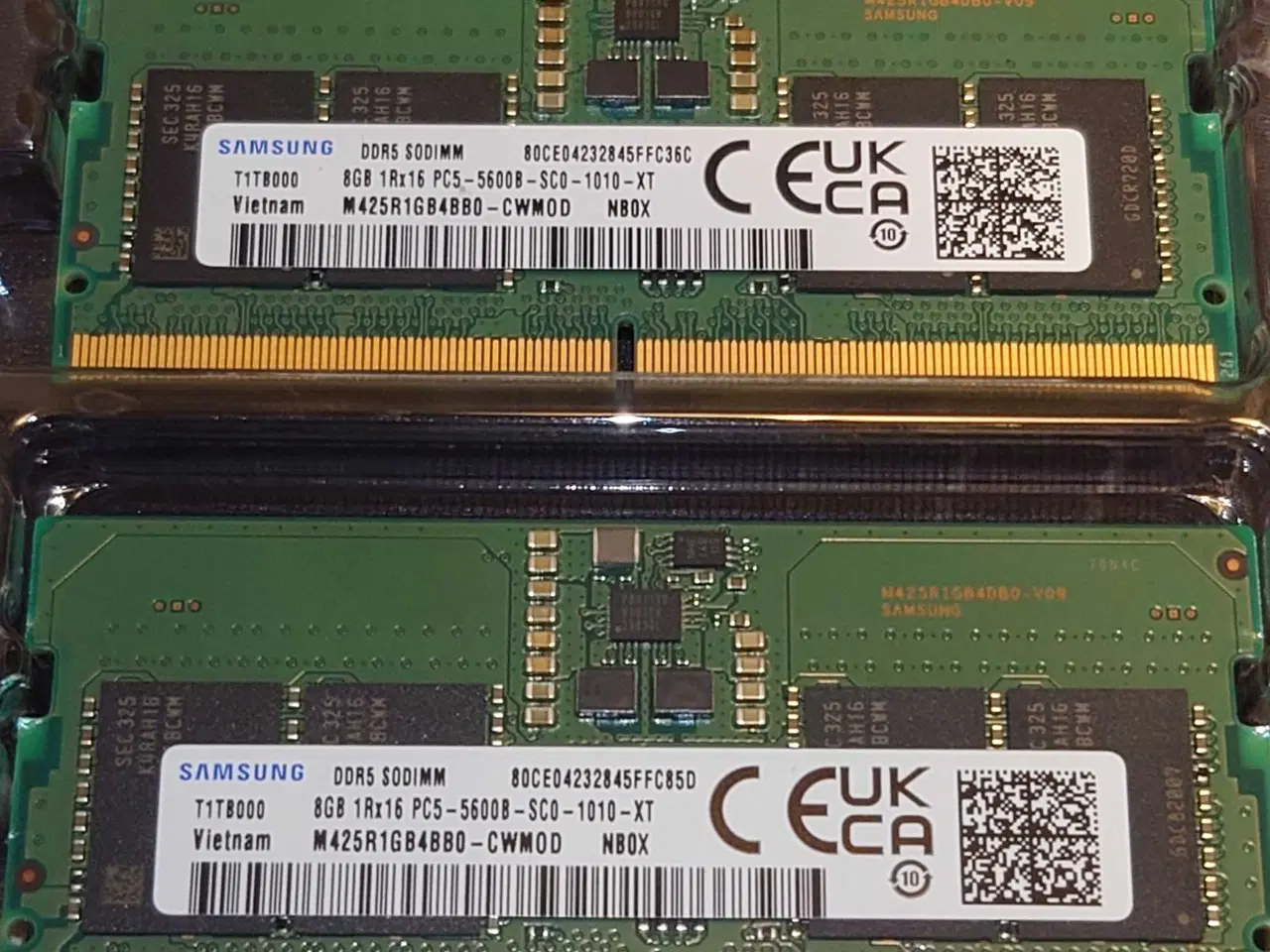 Billede 1 - 16GB DDR5-5600 Samsung RAM Kit (2×8GB) til bærbar