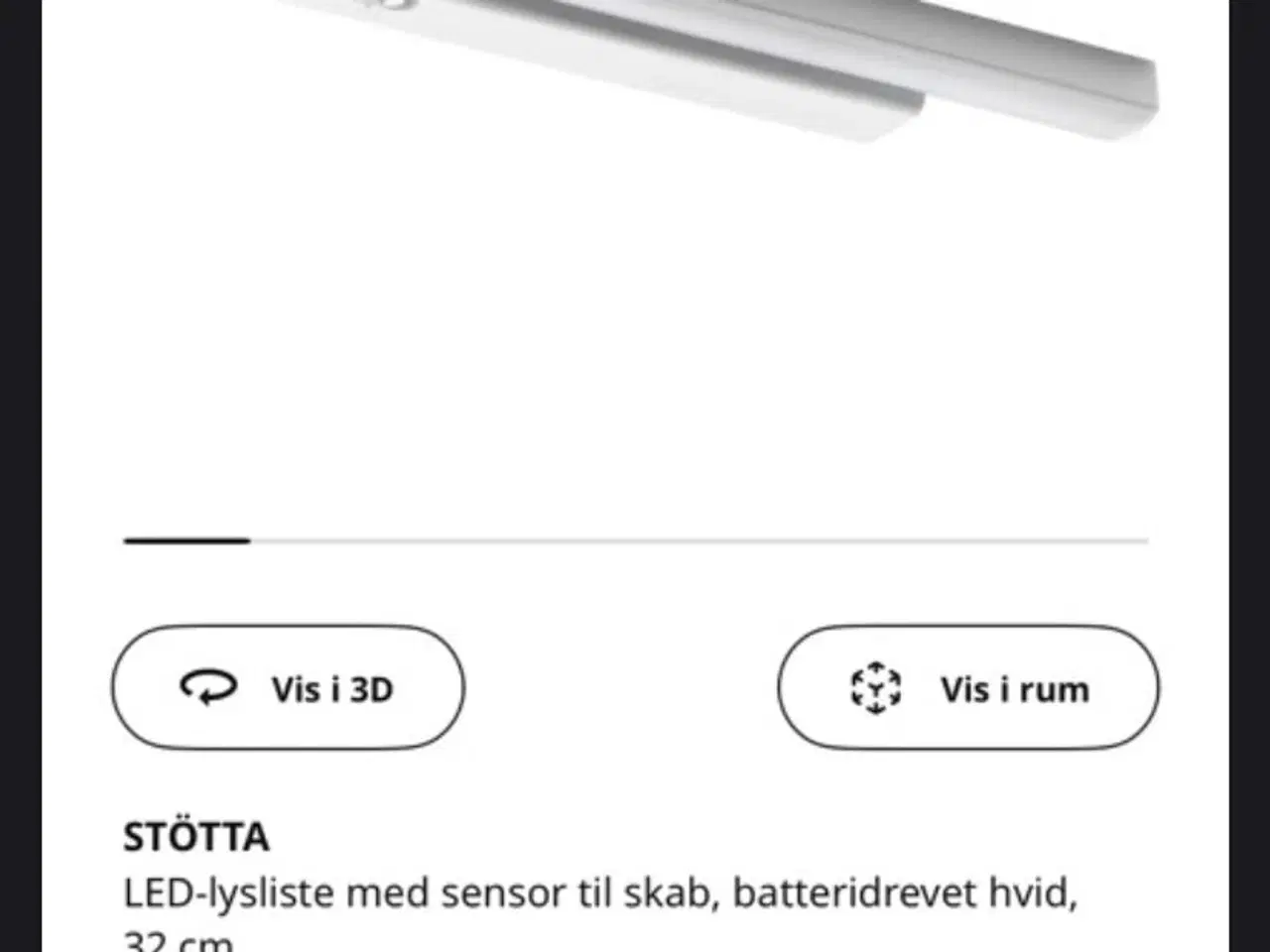 Billede 4 - IKEA Vitrineskab 80x30x202 cm Hvid
