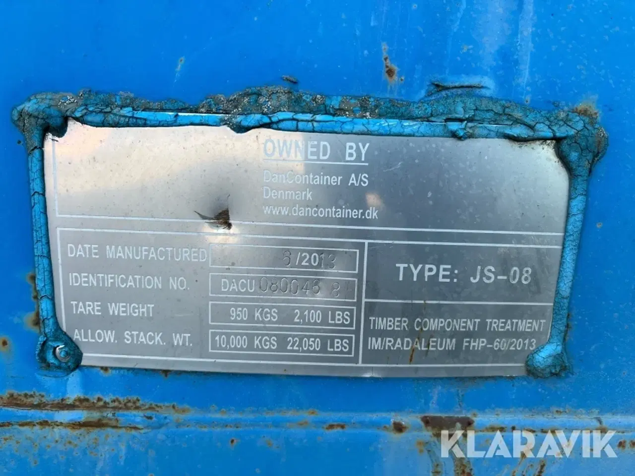 Billede 7 - Materiel container DanContainer 8 fod