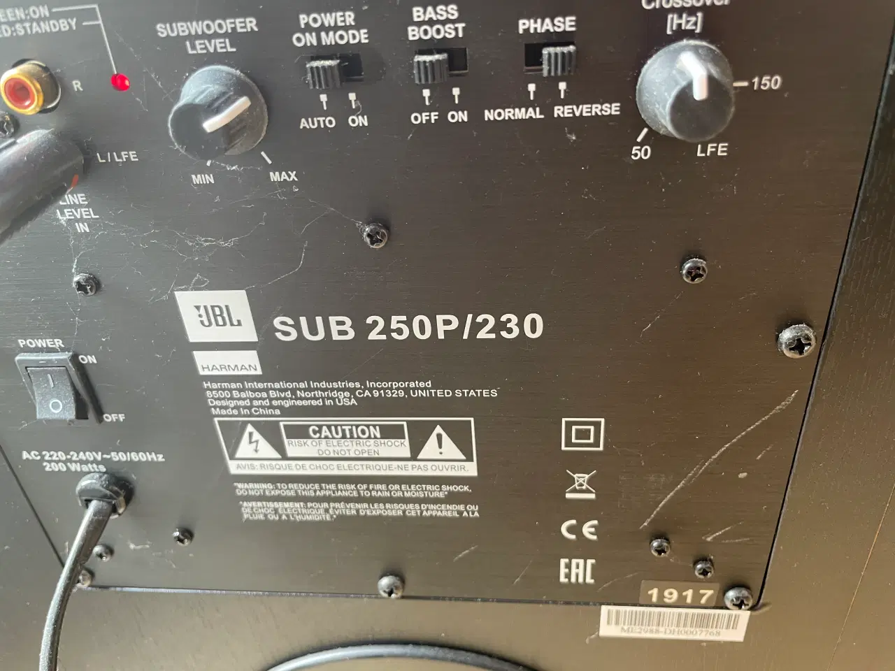 Billede 5 - JBL Sub250 med Studio230