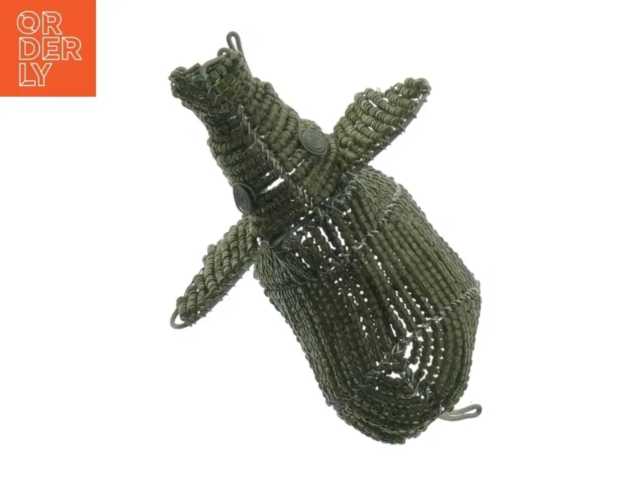 Billede 2 - Perlebesat elefantfigur (str. 12 cm)