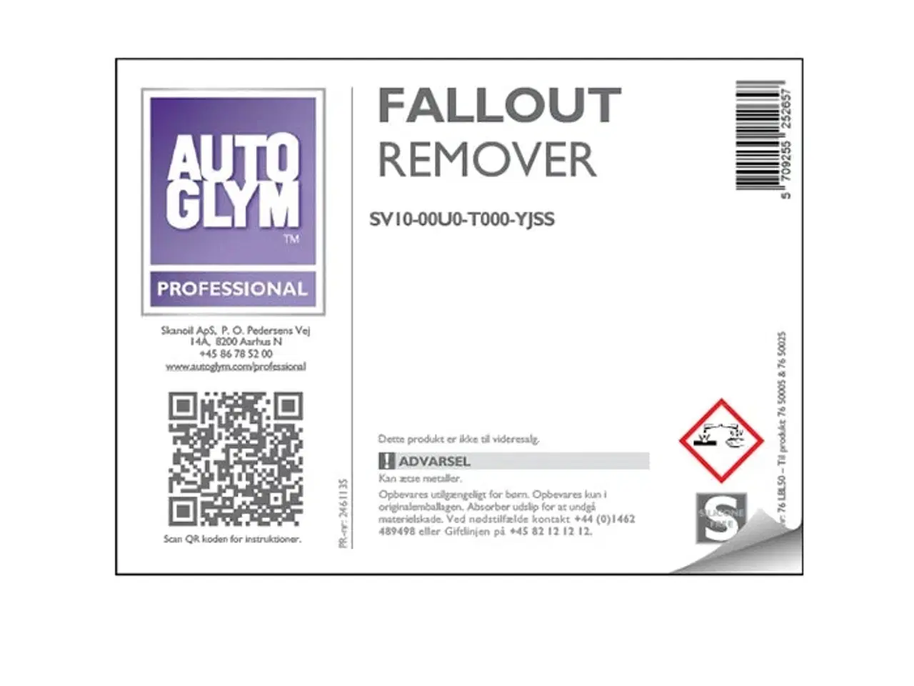 Billede 1 - Label Autoglym Fallout Remover
