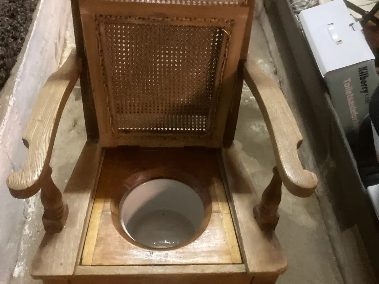 Billede 2 - Toiletstol antik
