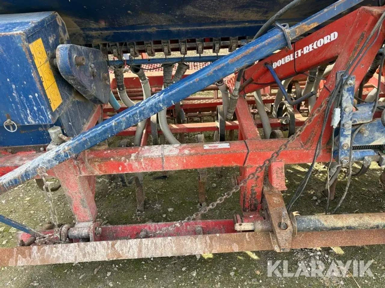 Billede 12 - Såmaskine Nordsteen Kulti-Seeder med dobbelt-Record såbedsharve