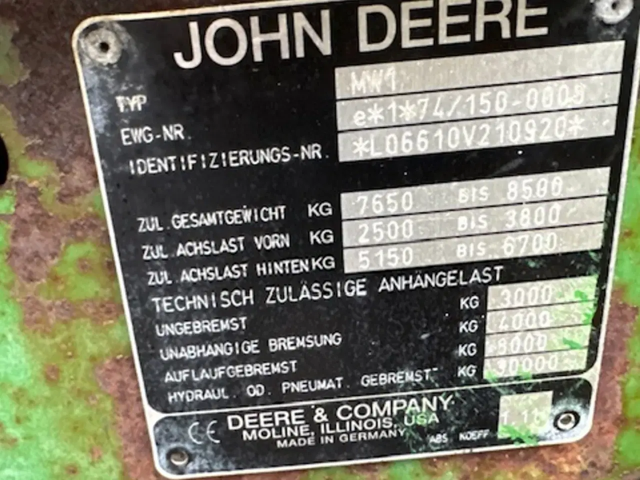 Billede 6 - John Deere 6610 m/Frontlift PQ GEAR