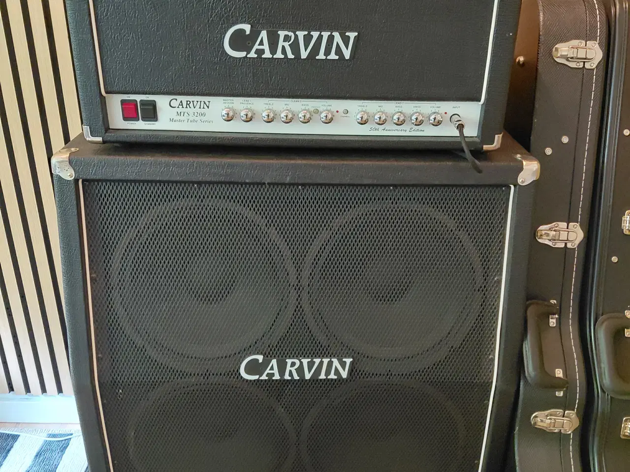 Billede 1 - Guitar rørforstærker. Carvin MTS 3200 + 4X12 bund