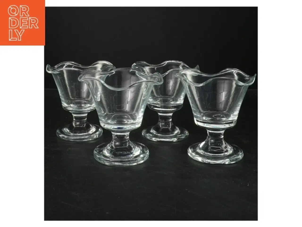 Billede 1 - Sæt isdessertglas (str. 12x11,5 cm)