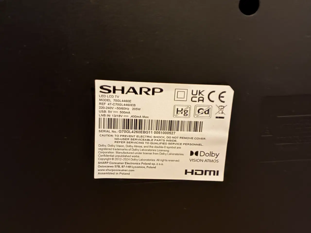 Billede 3 - Sharp tv