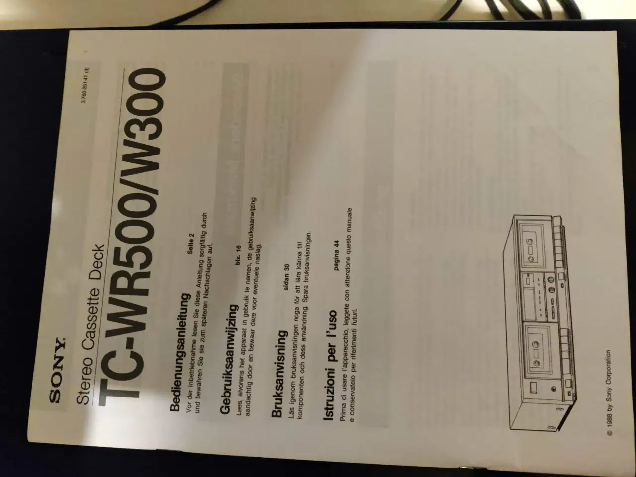 Billede 2 - Sony dobbelt kassette båndoptager