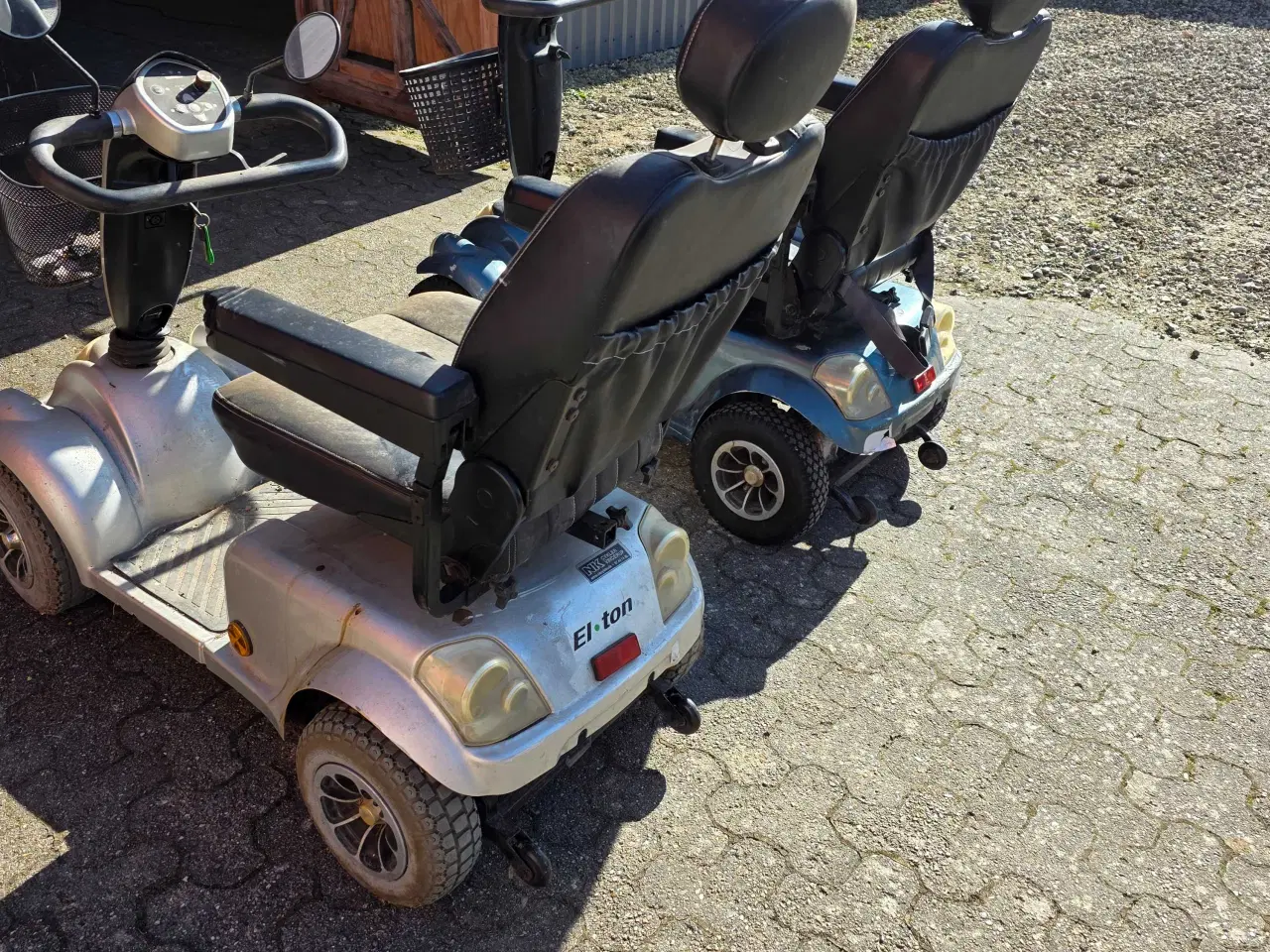 Billede 4 - 2 ældre 4 hjulede elscooter