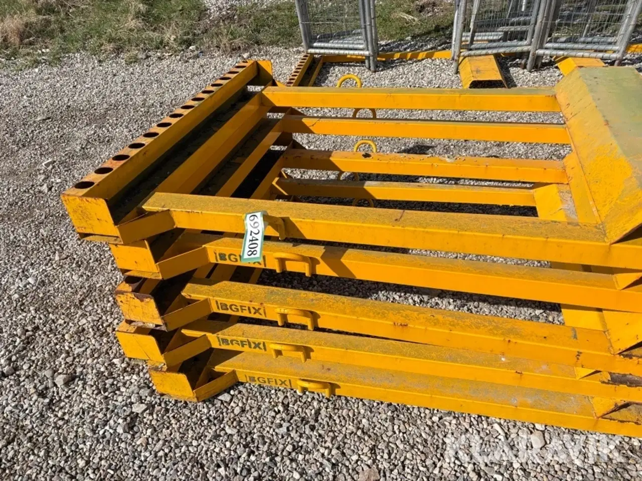 Billede 4 - Mobilhegnsstativ 6styk  incl. indgangsmoduler 6styk Bgfix