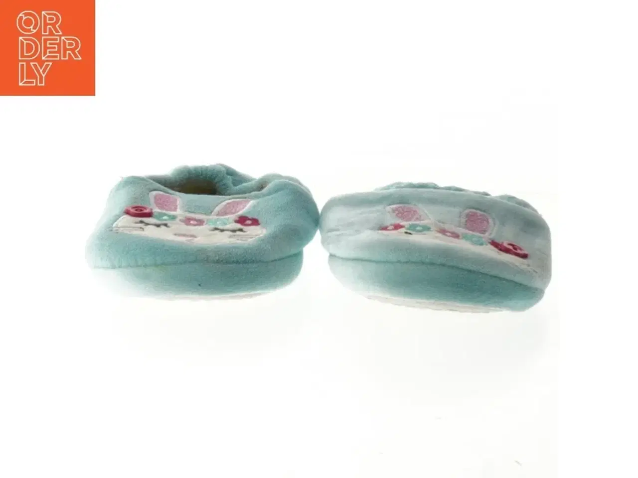 Billede 3 - Børne hjemmesko med kaninmotiv (str. 34 )