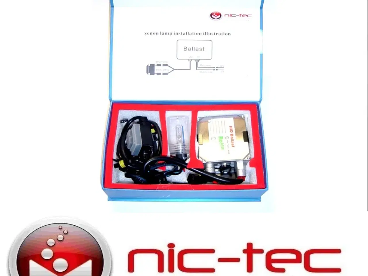 Billede 3 - H1 Xenon sæt til MC (12V)