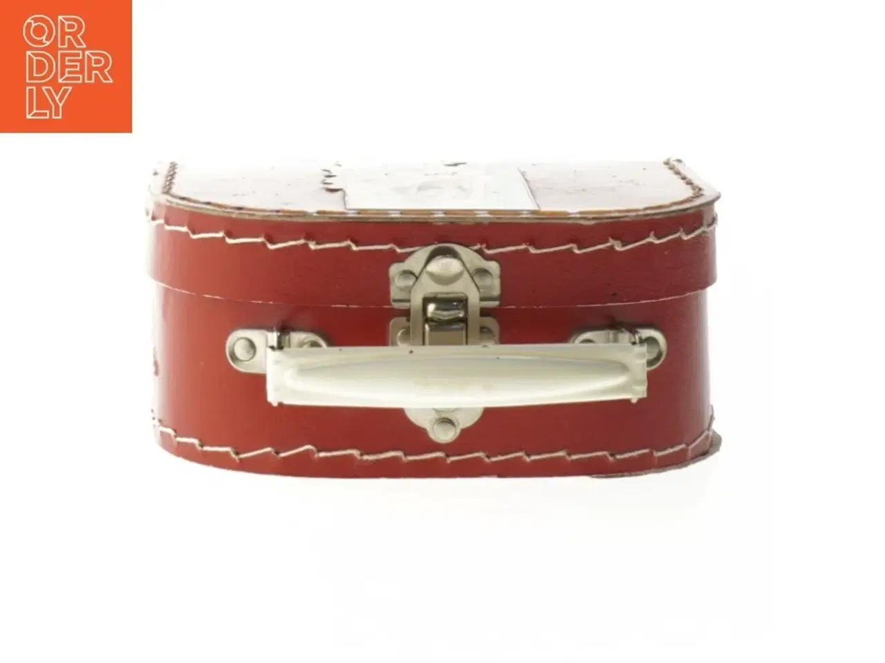 Billede 1 - Rød kuffert (str. 16x11,5 cm)