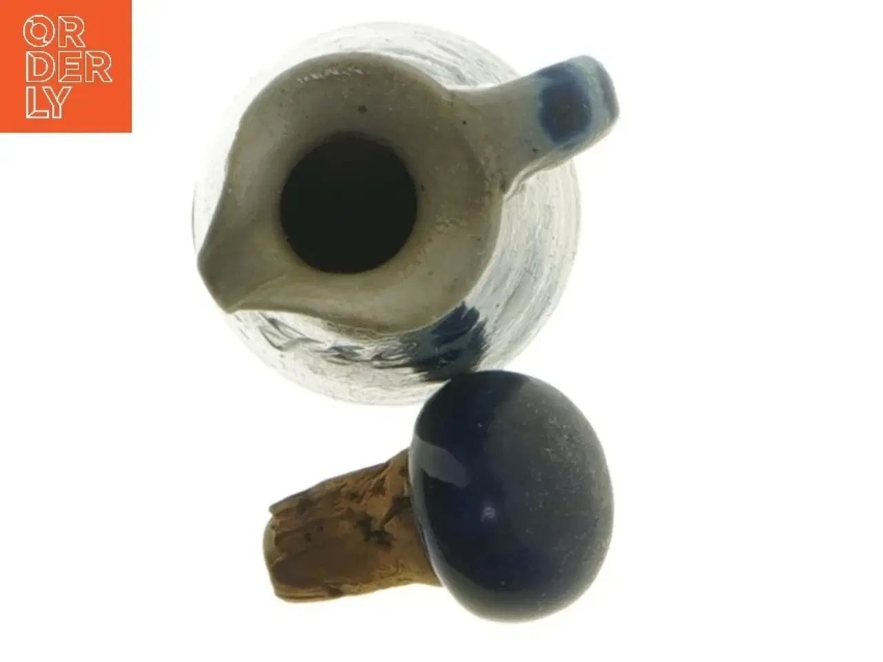 Billede 7 - Keramikflaske med korkprop (str. 9,5 cm)