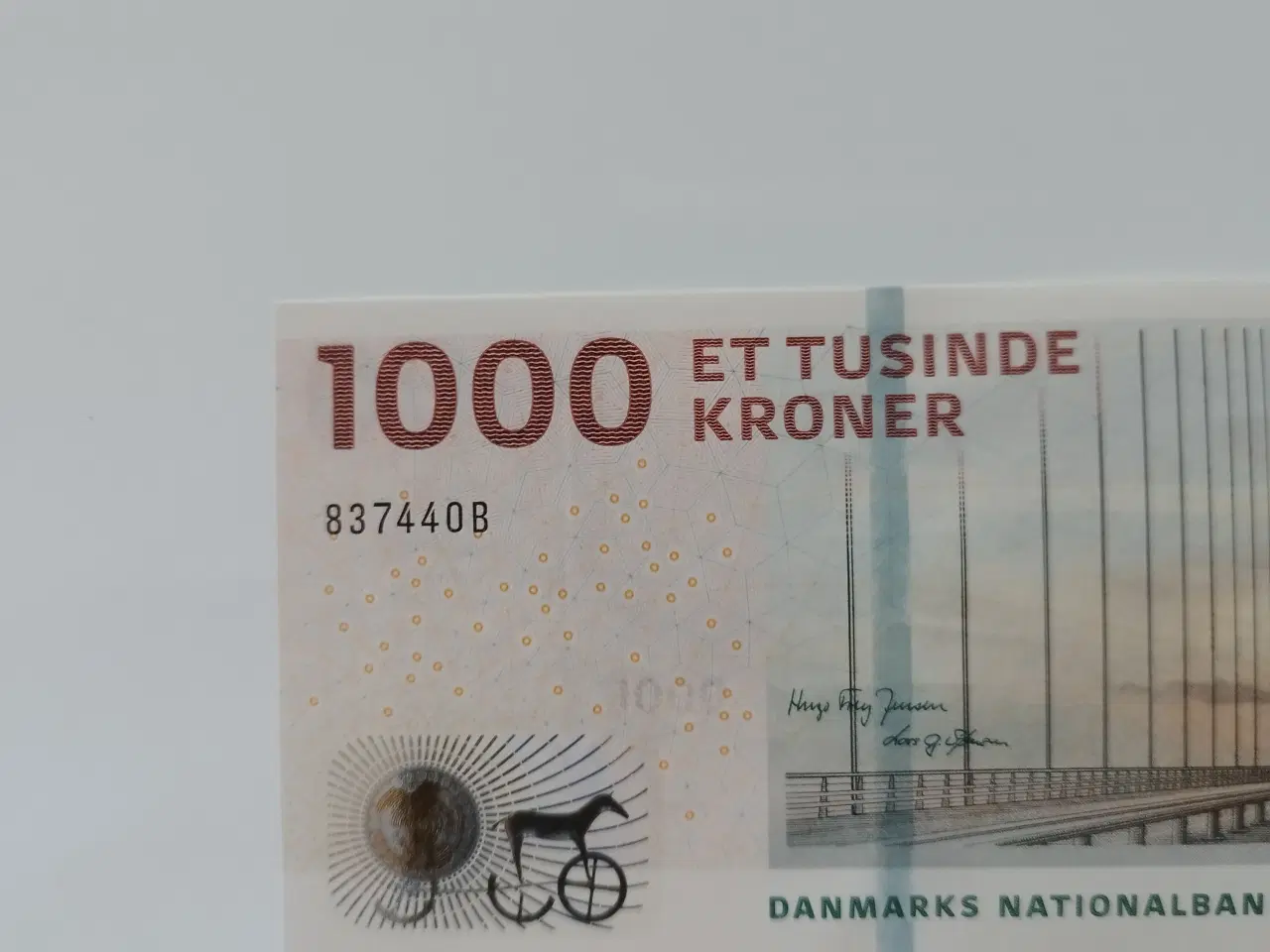 Billede 6 - Storebæltsbroen 1000 . Et tusinde Kroner 
