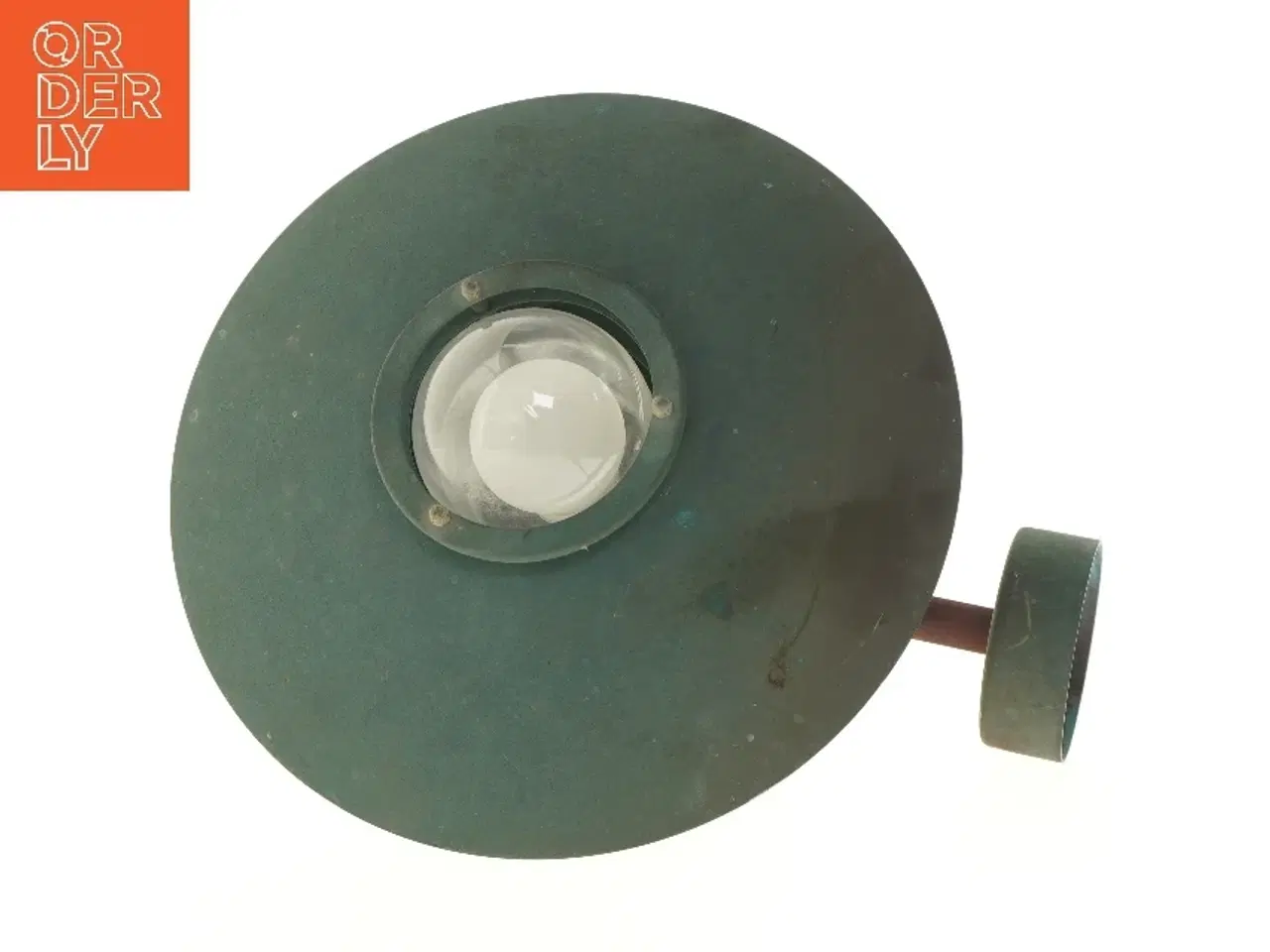 Billede 3 - Form Light Patineret Kobber Retro Udendørslampe (str. 40x35 cm) 1960 - 1980