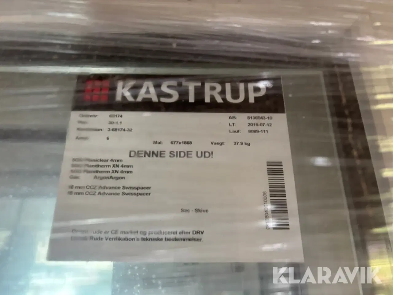 Billede 8 - Terrassedør Kastrupvinduet 3 lags træ/alu 9010 4 styks