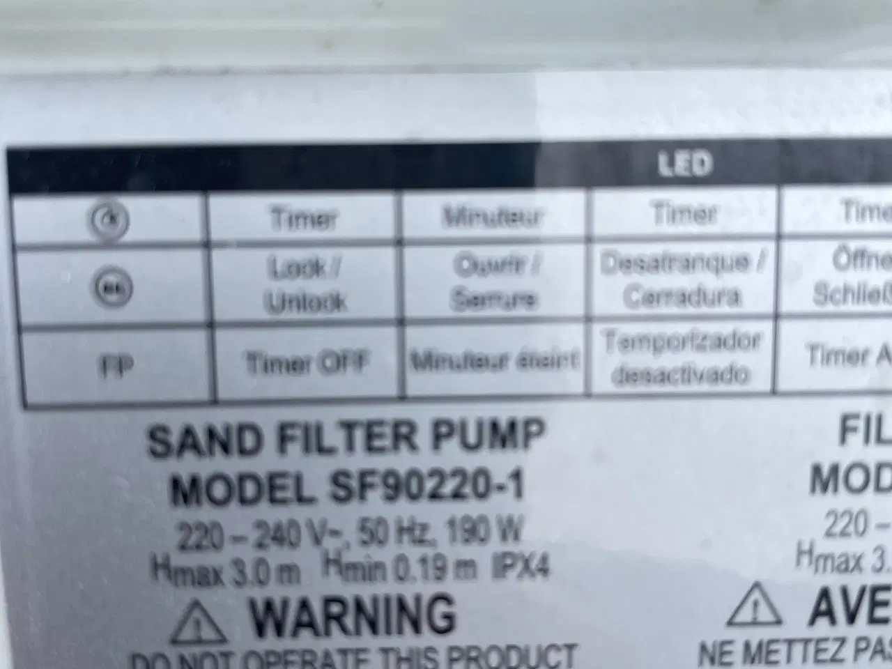 Billede 4 - Intex sandfilter pumpe